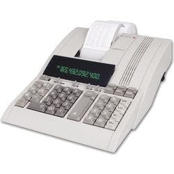 Olympia Druckender Tischrechner mit Rolle CPD 5212 12-stelliges Display Weiß Produktbild