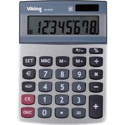 Viking Tischrechner AT-812E 8-stelliges Display Silber, Grau Produktbild