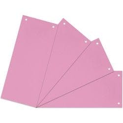 Viking Blanko Trennstreifen Recycelt 100% Rosa Pappkarton Rechteckig 2 Löcher 100 Stück Produktbild