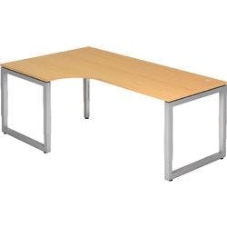 Hammerbacher Schreibtisch Buche 4 Füße 2.000 (B) x 1.200 (T) x 850 (H) mm Melaminharzbeschichtete Spanplatte Produktbild