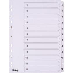 Viking 1 bis 12 Register DIN A4 Produktbild