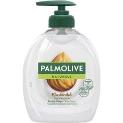 Palmolive Naturals Handseife Dosierpumpe Flüssig Mandelmilch Weiß 8714789939681 300 ml Produktbild