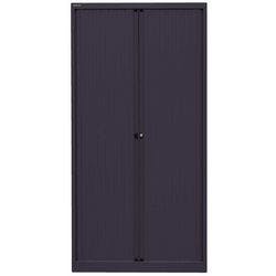 Bisley Schrank Kunststoff, Stahl 4 Fachböden abschließbar 1.000 x 430 x 1.980 mm Schwarz Produktbild