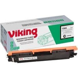 Viking 126A Kompatibel HP Tonerkartusche CE310A Schwarz Produktbild