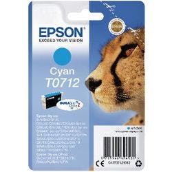 Epson T0712 Original Tintenpatrone C13T07124012 Cyan Produktbild