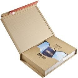 ColomPac Universal Versandkarton 320 (B) x 455 (T) x 70 (H) mm Braun 20 Stück Produktbild