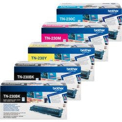 Brother TN-230 Original Tonerkartusche Schwarz, Cyan, Magenta, Gelb Multipack Produktbild