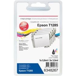 Viking T1285 Kompatibel Epson Tintenpatrone C13T12854012 Schwarz & 3 Farbig Multipack 4 Stück Produktbild