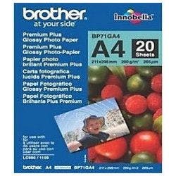 Brother Inkjet Innobella Fotopapier Glänzend DIN A4 260 g/m² Weiß Produktbild