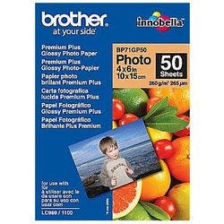 Brother Inkjet Fotopapier Glänzend DIN A6 260 g/m² Weiß Produktbild