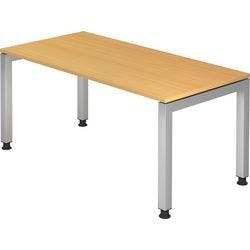 Hammerbacher J Serie Höhenverstellbar Schreibtisch Rechteckig Buche 4 Füße 1.600 (B) x 680 (H) mm Holz Produktbild