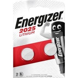 Energizer Knopfzellen CR2025 3 V Lithium 2 Stück Produktbild