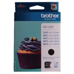 Brother LC123BK Original Tintenpatrone Schwarz Produktbild