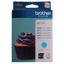 Brother LC123C Original Tintenpatrone Cyan Produktbild
