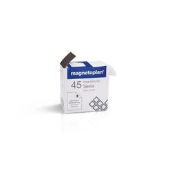 magnetoplan Takkis Sticker im Spender Magnetisch Schwarz 15503 45 Stück Produktbild
