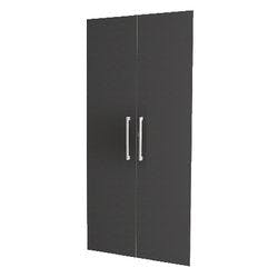 Kerkmann Dante Holz, Stahl Vorbautüren 800 x 1.840 mm Anthrazit 2 Stück Produktbild
