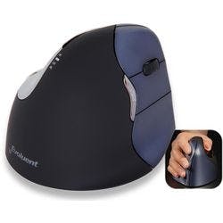 BakkerElkhuizen Kabellose Ergonomische Optische Maus Evoluent4 Für Rechtshänder USB-A Nano Receiver Schwarz, Lilac Produktbild