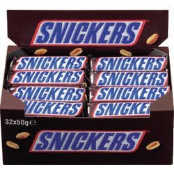 Snickers Schokoladenriegel 32 Stück à 50 g Produktbild