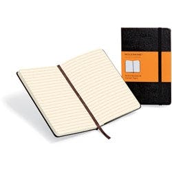 Moleskine Notizbuch Spezial Liniert Schwarz Produktbild