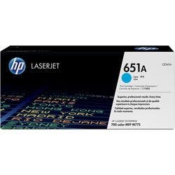 HP 651A Original Tonerkartusche CE341A Cyan Produktbild