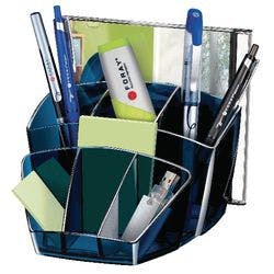 Viking Schreibtisch-Organizer Polystyrol Mitternachtsblau 15,8 x 14,3 x 9,3 cm Produktbild