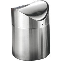 Esmeyer Abfalleimer mit Schwingdeckel Edelstahl Silber 17 cm Produktbild