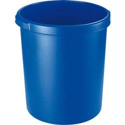 Han Papierkorb/1834-14 blau, rund, 30 Liter Produktbild