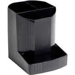 Exacompta Stiftehalter Mini-Octo Polypropylen Schwarz 9 x 11,1 x 12,3 cm Produktbild