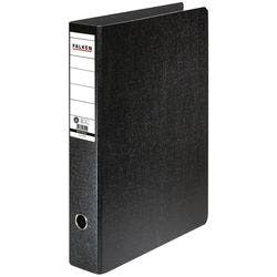 Falken Ordner DIN A3 80 mm Schwarz 2 Ringe Pappkarton, PP (Polypropylen) Hochformat Produktbild