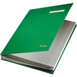 Bene Unterschriftenbücher 76400, grün, A4, 18 Fächer Produktbild