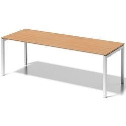 Bisley Cito Höhenverstellbar Schreibtisch Buche 4 Metallfüße 2.200 (B) x 800 (T) x 740 (H) mm MFC (Melaminbeschichtete Spanplatte), Stahl Produktbild