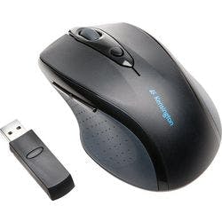 Kensington Pro Fit Kabellose Ergonomische Full-Size Maus K72370EU Optisch Für Rechtshänder USB-A Receiver Schwarz Produktbild