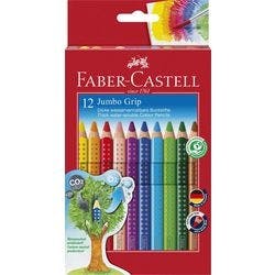 Faber-Castell Jumbo Grip Buntstifte Farbig sortiert 12 Stück Produktbild