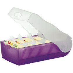 HAN Karteikartenbox DIN A8 Kunststoff 500 Karten Violett Produktbild