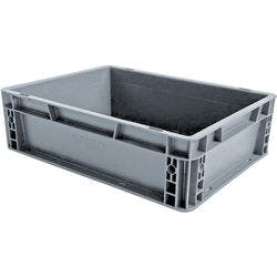 Viso Transportbox E4312 10 L Grau Polypropylen 40 x 30 x 12 cm Produktbild