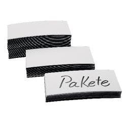 magnetoplan Magnetetiketten Weiß 100 x 20 x 0,6 mm 100 Stück Produktbild