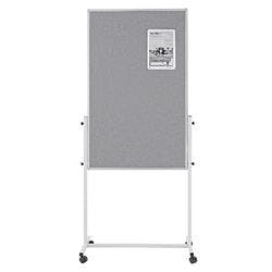 magnetoplan Filz Pinnwand Magnetisch 75 (B) x 2,2 (H) cm Aluminium Grau, Weiß Produktbild
