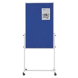 magnetoplan Filz Pinnwand Magnetisch 75 (B) x 2,2 (H) cm Aluminium Grau, Weiß Produktbild