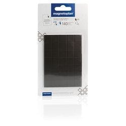 magnetoplan Takkis Sticker Magnetisch 1,5 x 1,5 cm Schwarz 15501 1 Blatt 140 Stück Produktbild