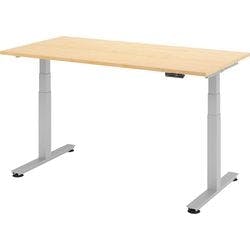 Hammerbacher Sitz-Stehschreibtisch XDSM Ahorn 1.600 x 800 x 635 mm Produktbild