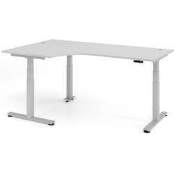 Hammerbacher Sitz-Stehschreibtisch XDSM Lichtgrau 2.000 x 1.200 x 635 mm Produktbild