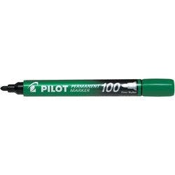 Pilot Super Grip 100 Permanentmarker Fein Rundspitze 1 mm Grün Produktbild