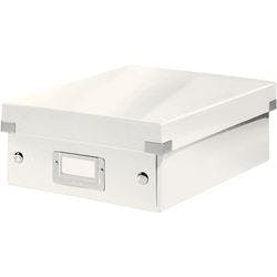 Leitz Click & Store WOW Klein Organisationsbox Laminierte Hartpappe Weiß 22 x 28,2 x 10 cm Produktbild Print Hauptbild L