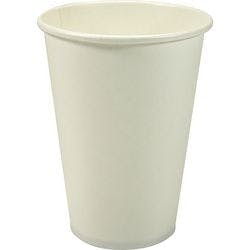 Pappbecher Einweg PS (Polystyrol) 180 ml 73 mm Weiß 2500 Stück Produktbild