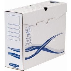 Bankers Box Archivschachtel DIN A4+ Weiß 10 x 34,2 x 25,5 cm Pappkarton 10 Stück Produktbild