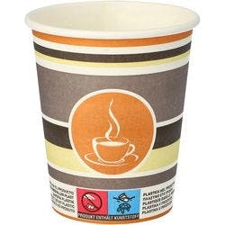 PAPSTAR Starpak Einweg Becher Pappe 200 ml 80 mm Mehrfarbig 50 Stück Produktbild