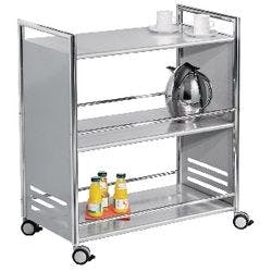 Kerkmann Artline 3371 Nicht Höhenverstellbar Servierwagen Stahl 700 x 400 x 840 mm Produktbild