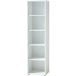 GERMANIA Melamin Bücherregal 4 Fachböden 500 x 370 x 1.960 mm Weiß Produktbild