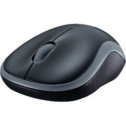 Logitech M185 Kabellose Ergonomische Optische Optische Maus Für Rechts- und Linkshänder USB-A Nano Receiver Grau Produktbild