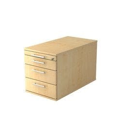 Hammerbacher Rollcontainer TC30 RE Holz Ahorn 42,8 x 80 x 51,2 cm Produktbild